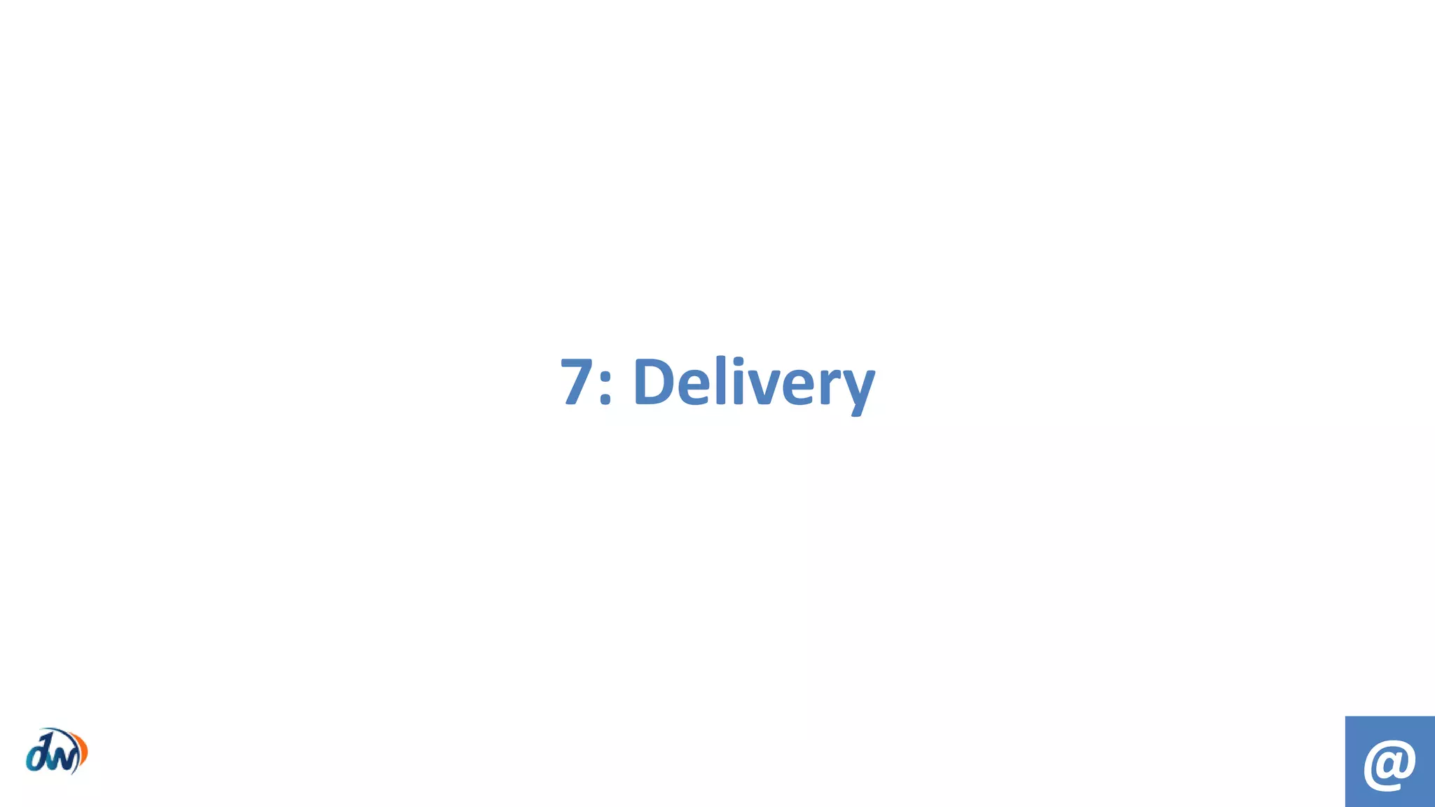 7: Delivery
@
 