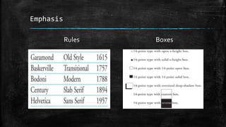 Creating emphasis | PPTX | Desktop Publishing | Computer Software and ...