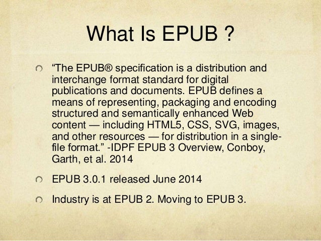 What is epub book