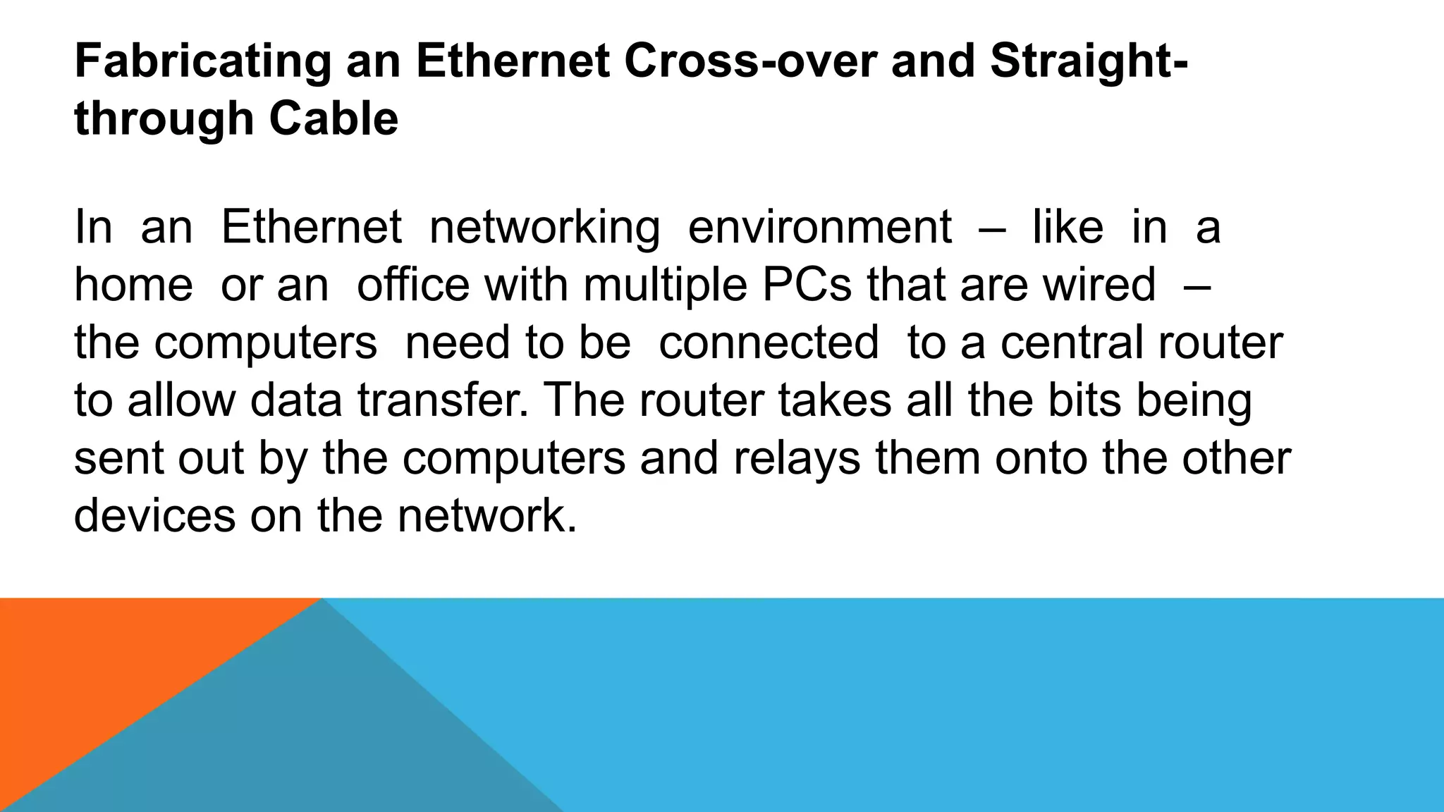 Creating Ethernet Cable | PPTX