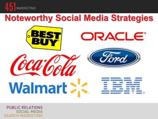Noteworthy Social Media Strategies
 