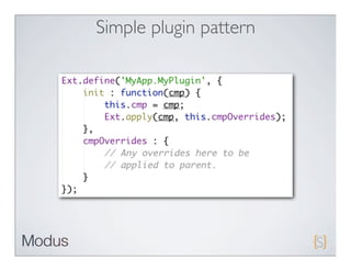 Simple plugin pattern
 