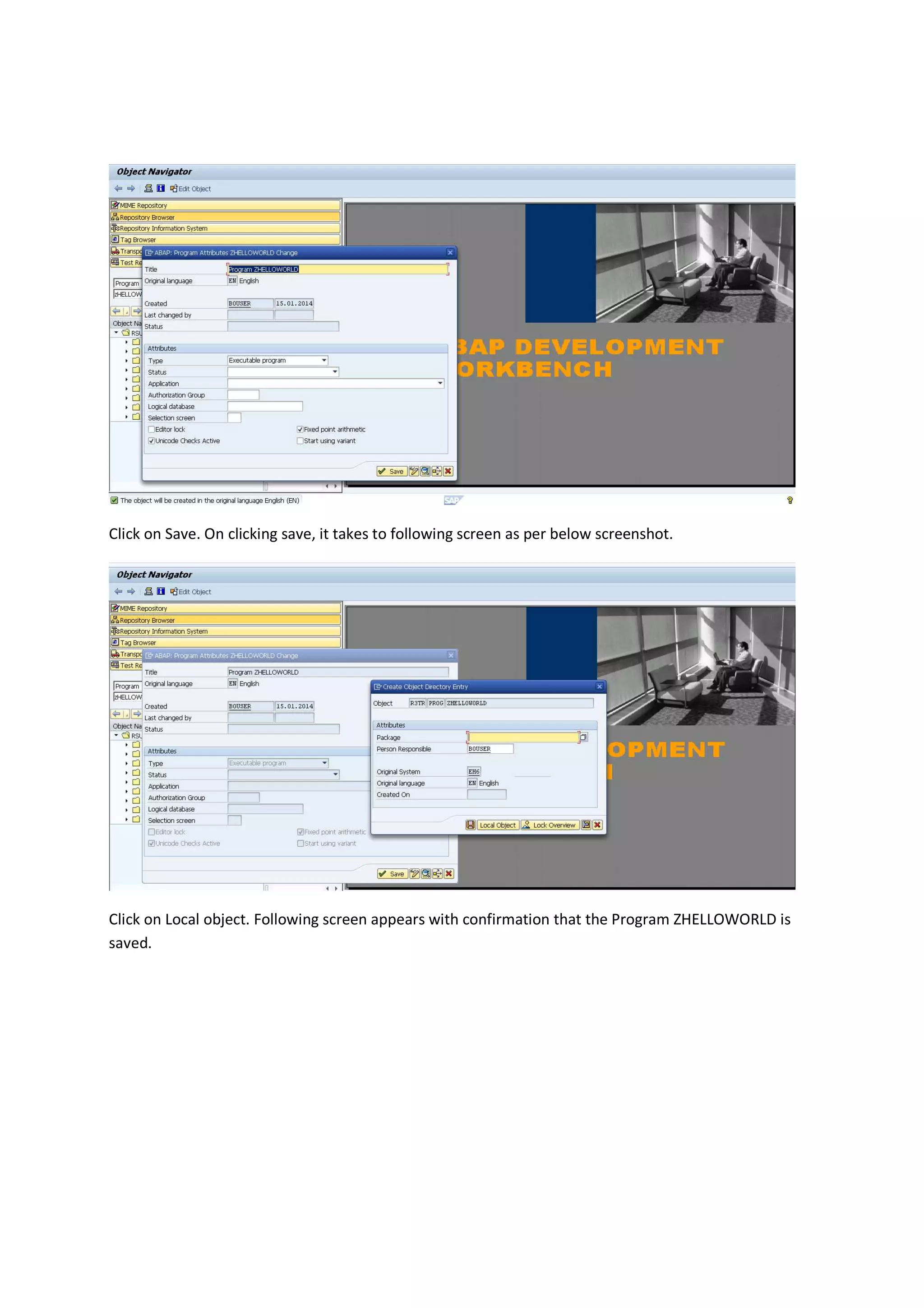 Step by Step guide for creating first ABAP report in SAP | PDF ...