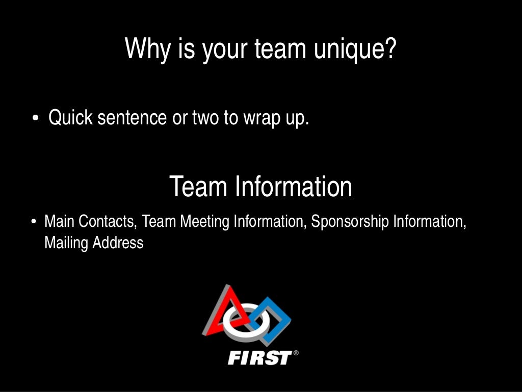 First robotics business plan image
