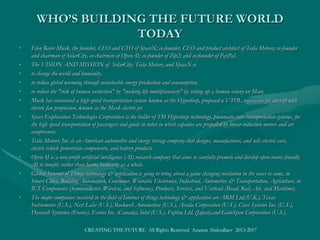 POST-HUMAN FUTURE:POST-HUMAN FUTURE: Trans-humanTrans-human
TechnologyTechnology
• Posthuman or post-human means a cognitive being that exists in a state beyond being human.
• The concept covers transhumanism (as the nano-bio-technological enhancement of human beings) and posthumanity
as the transcendence of virtuality over materiality.
• Posthumans are expected to be created in various forms:
• synthetic artificial intelligences,
• a symbiosis of human and artificial intelligence,
• uploaded consciousnesses,
• an intelligent cyborg, the result of many incremental but cumulatively profound technological augmentations to a
biological human beiing.
• Some examples of an i-cyborg are redesigning the human organism using intelligent information technological
advancements, advanced nanotechnology or radical enhancement using some combination of technologies:
• genetic engineering, psychopharmacology, life extension therapies, neural interfaces, advanced 
information management tools, memory enhancing drugs, wearable or implanted computers, and cognitive techniques.
• World Transhumanist Association (2002–2005). "The transhumanist FAQ" (PDF).
• Ferrando, Francesca (2012). Humans, Cyborgs, Posthumans, TED (conference).
• Nalesnik, Daniel (2005). "Posthumanity: Changing Our Species.“
• Human extinction, the hypothetical catastrophic end to the human species, has three probable causes.
• Anthropogenic extinction scenarios : global nuclear annihilation, dysgenics, overpopulation, biological warfare , an
accidental pandemic, ecological collapse, and global warming;
• Natural scenarios, such as cosmic threats, meteor impact or large-scale volcanism;
• Emerging technologies scenarios, such as advanced artificial intelligence or self-replicating nanobots.
• The chances of human species extinction within the next decades due to Encyclopedic AI look as the highest ones.
• Existential risk from Encyclopedic Artificial Intelligence is the best alternative to the rest human extinction scenarios.
• Azamat Sh. Abdoullaev, Wise World Wide Web and Technological Singularity; EIS ; EU, Russia, 2016Azamat Sh. Abdoullaev, Wise World Wide Web and Technological Singularity; EIS ; EU, Russia, 2016
• SMART World: http://www.worldxxi.com/SMART World: http://www.worldxxi.com/
CREATING THE FUTURE All Rights Reserved Azamat Abdoullaev 2013-2017
 