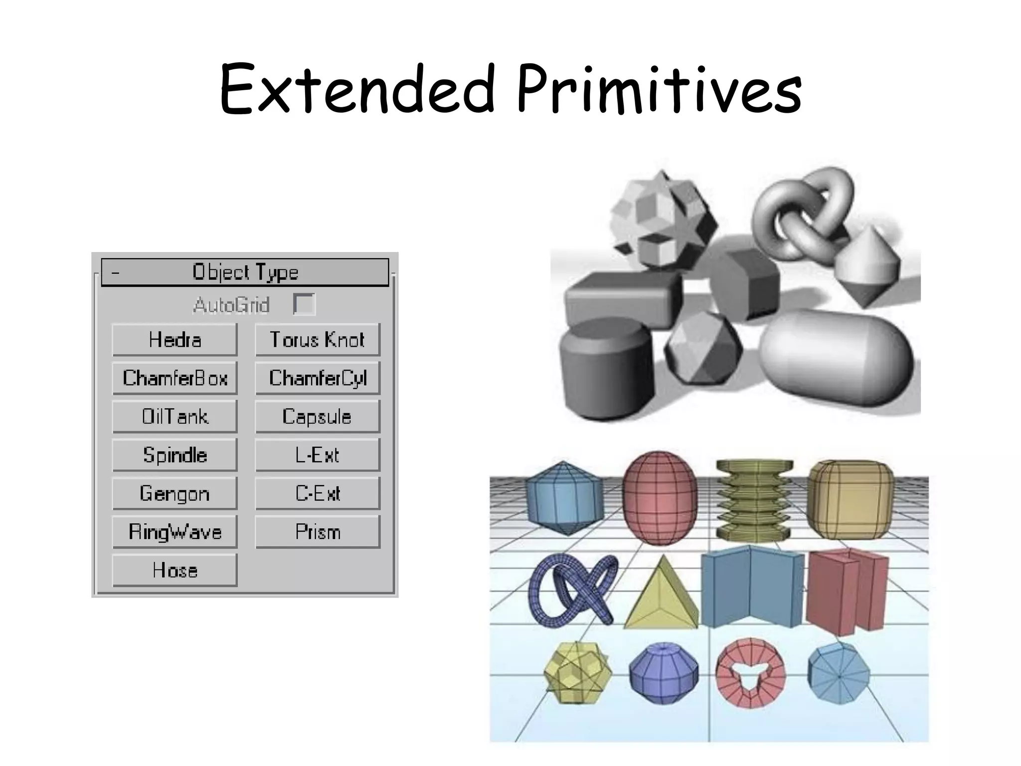 Extended Primitives
 