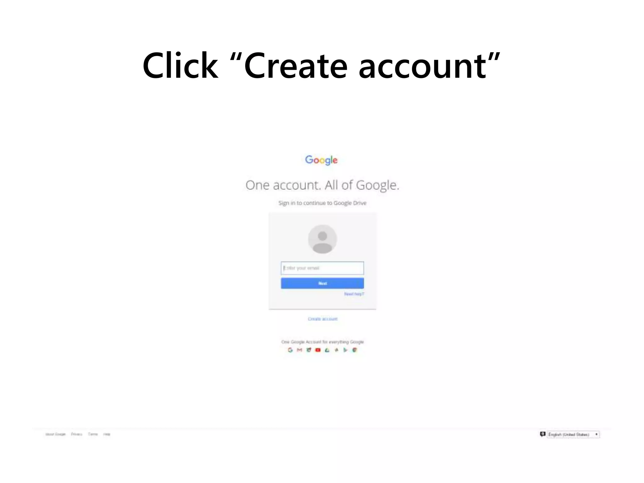 Creating Google Account drive Gmail PPT Creating google account drive gmail ppt