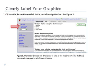 Clearly Label Your Graphics 