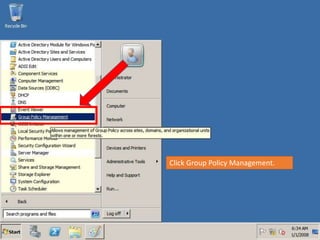 Click Group Policy Management.