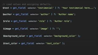 Creating Gutenberg Blocks With ACF | PPTX
