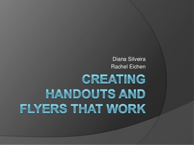 creating handouts and flyers that work 1 638 jpg cb 1382020640 handout flyers
