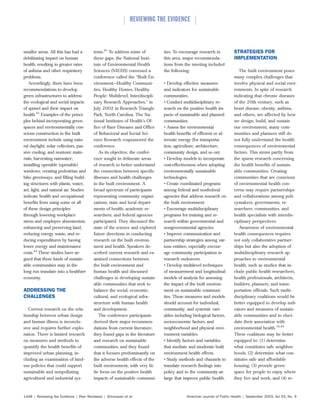 Creating healthy communities, healthy homes, healthy people initiating ...