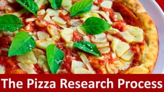The Pizza Research Process
 