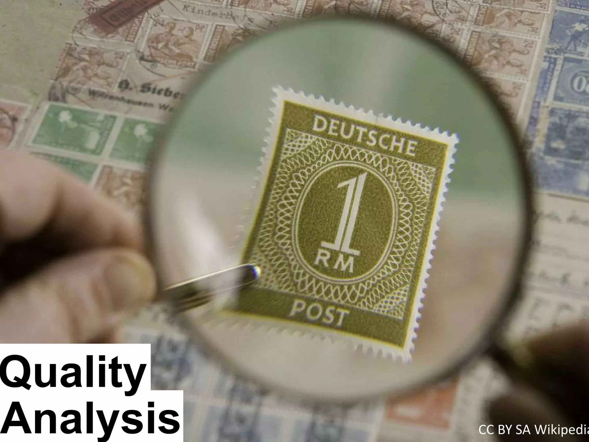 Creating Knowledge out of Interlinked Data Sören Auer – WIMS: Creating Knowledge out of Linked Data 26.5.2011 Page 43 http://lod2.euAnalysis Quality CC BY SA Wikipedia 