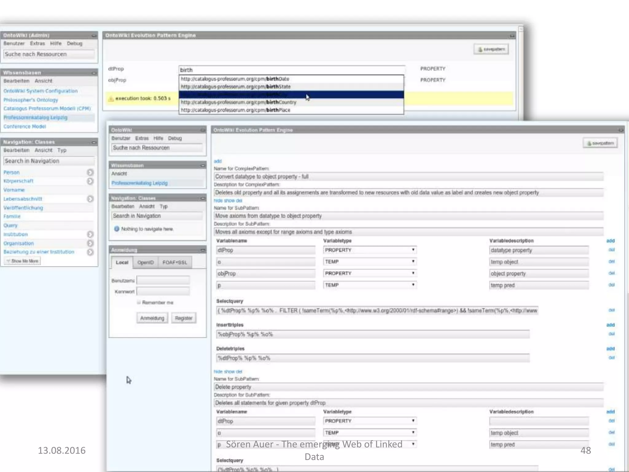 13.08.2016 Sören Auer - The emerging Web of Linked Data 48 