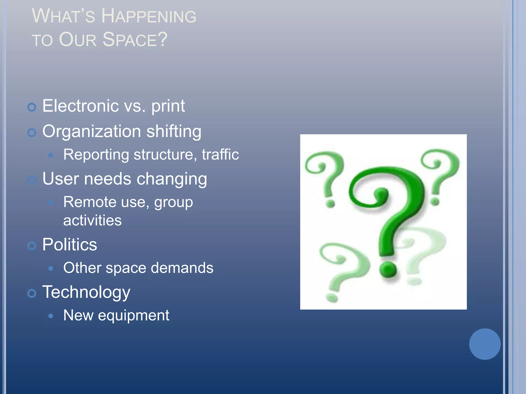 Computer usageReference RoomInformation Commons