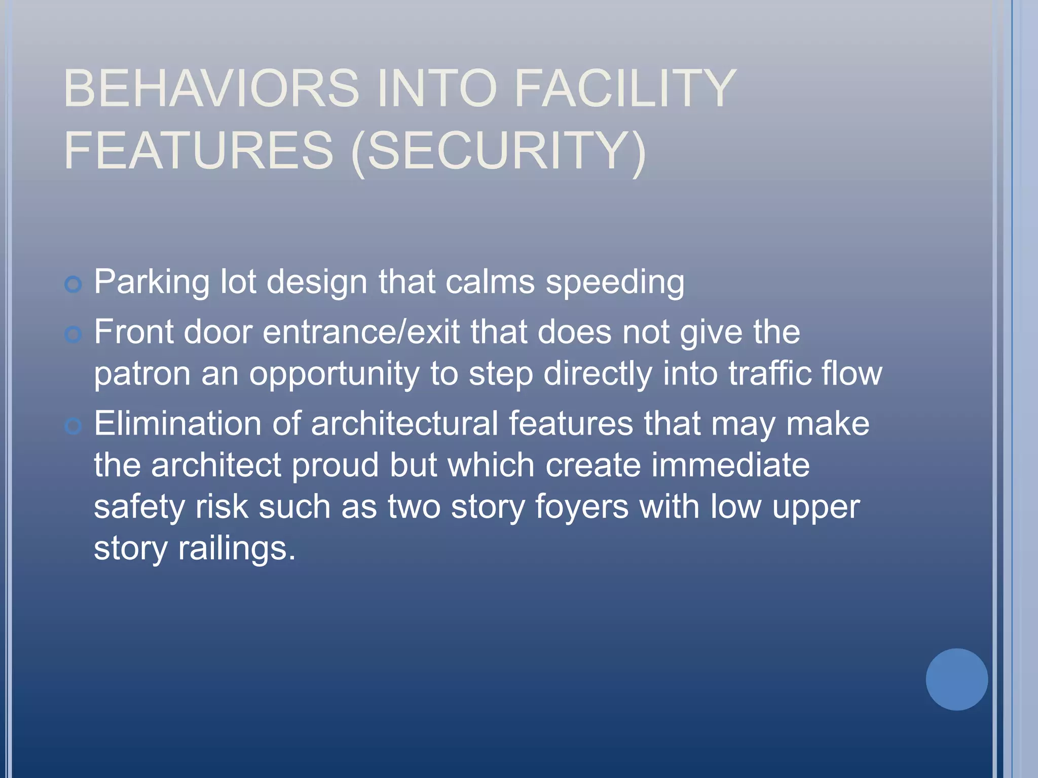 PARADIGM SHIFT IN SPACE PLANNING	Newer “sexy” ratios that emerged in the last decade or so created noble end goals for many communities; but ultimately proved to be sustainable in only the best economic/budgetary conditions.	An example of this is the “five mile-fifteen minute” relationship between library facilities within a community.