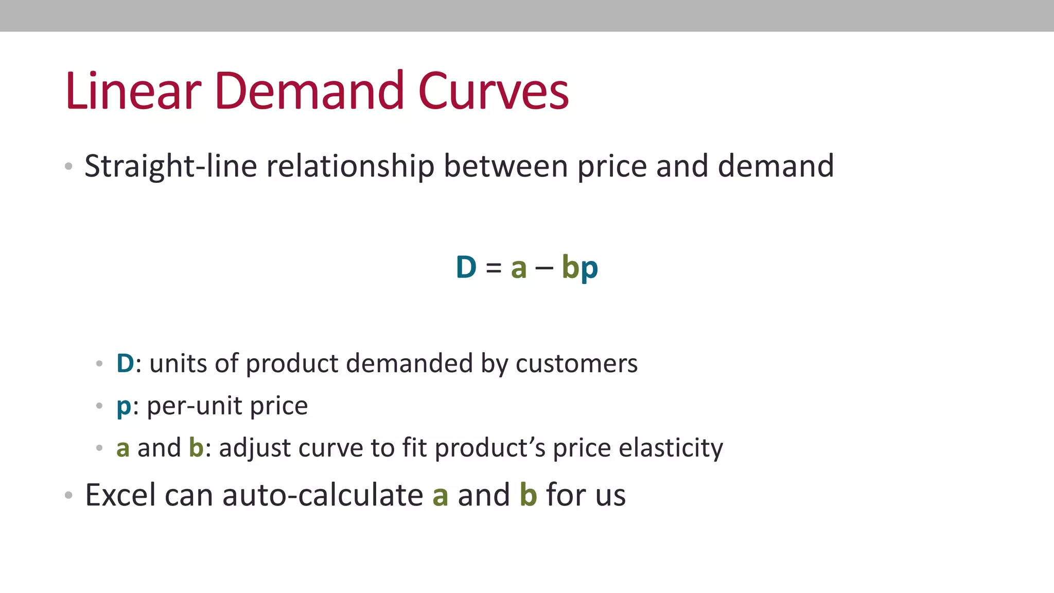 Pricing Analytics: Creating Linear & Power Demand Curves | PDF