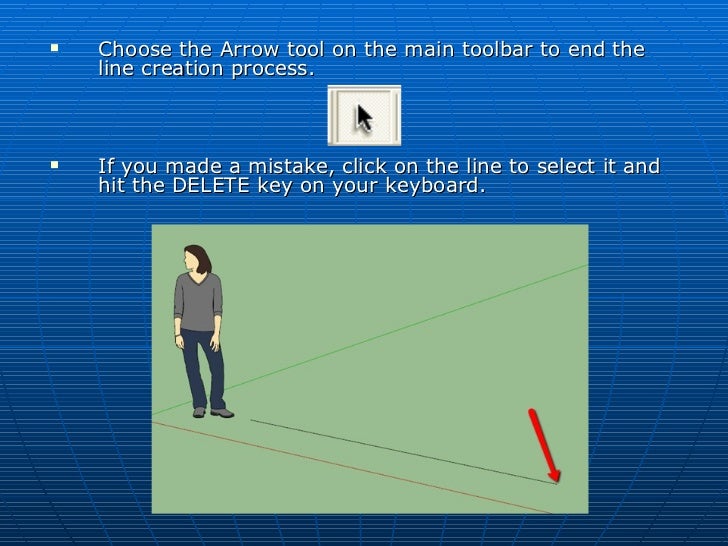 Creating lines in sketchup