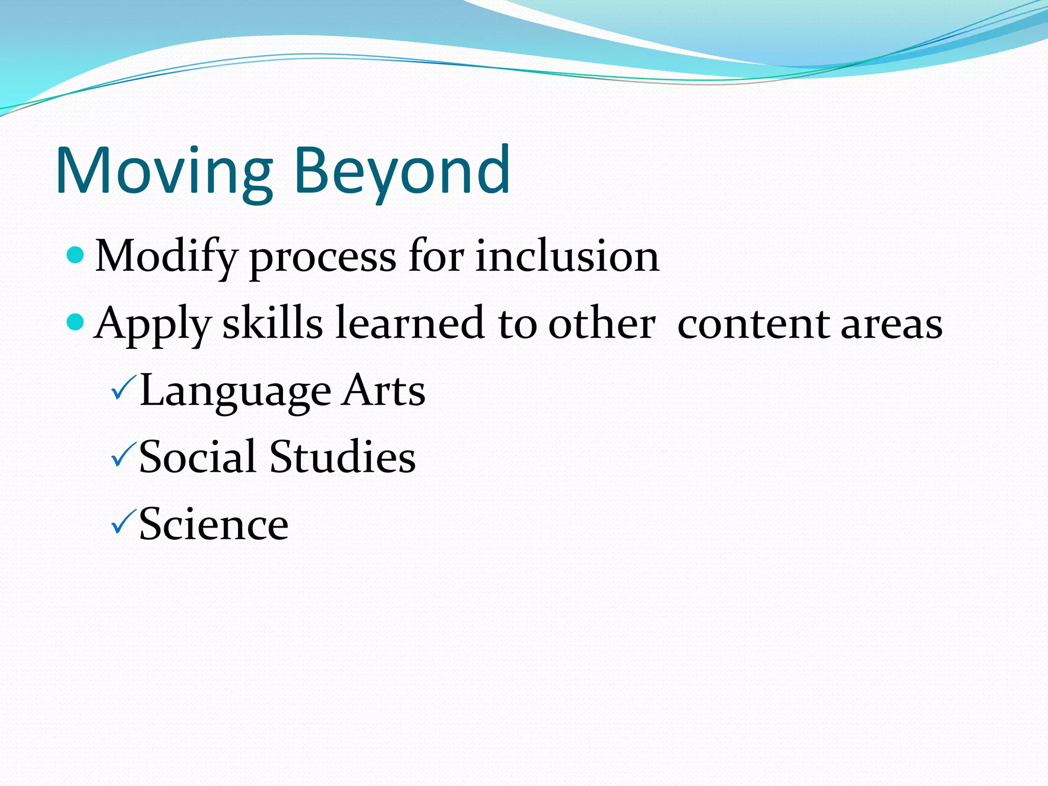 Differentiate by giving problems of varying difficulty 