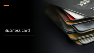 Business card
 