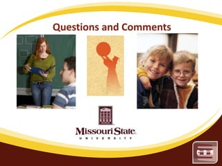 Questions and Comments

 