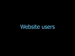Website users 