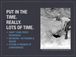 Creating Opportunities Through (Purposeful) Self-Promotion