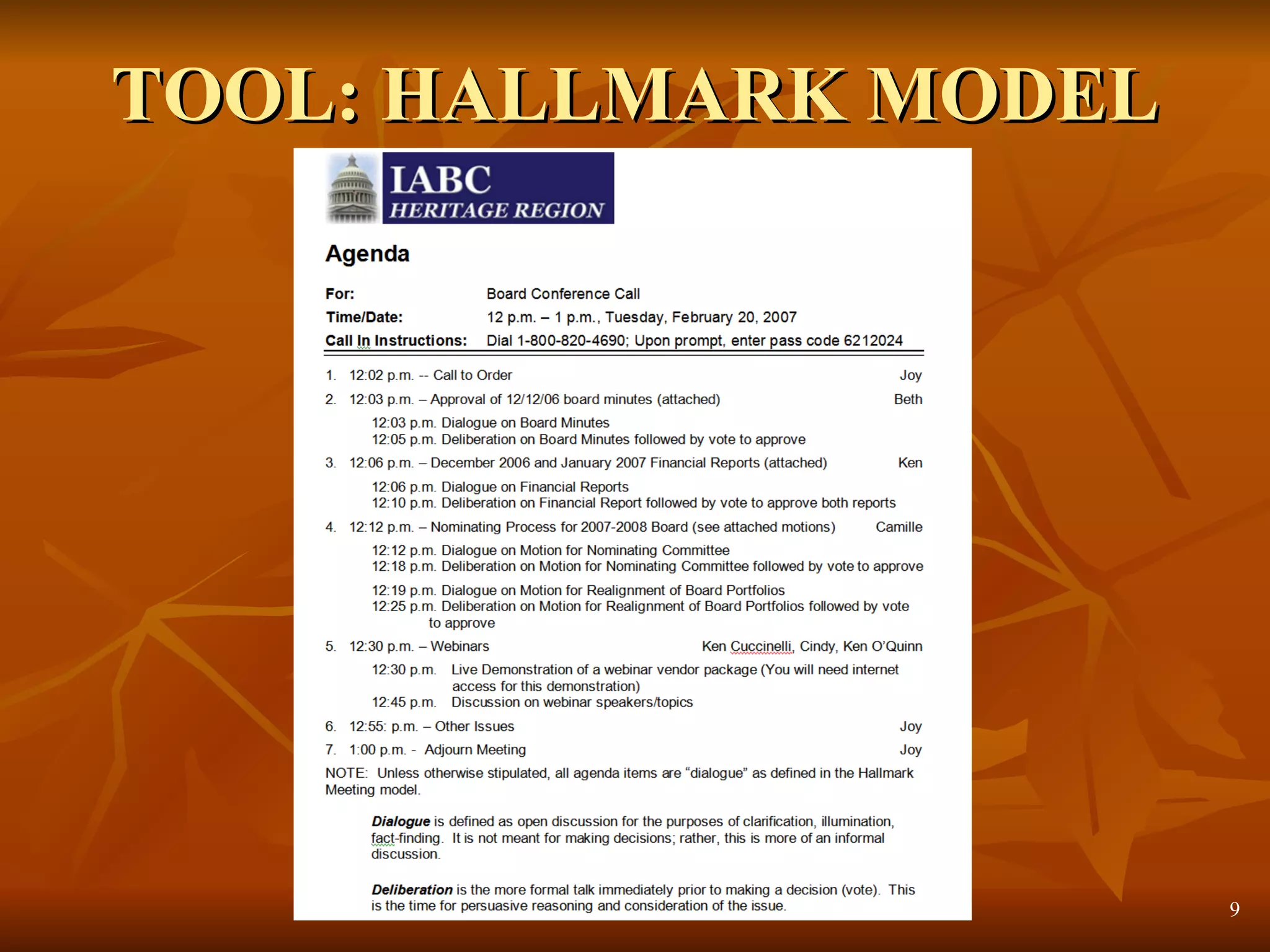 TOOL: HALLMARK MODEL 