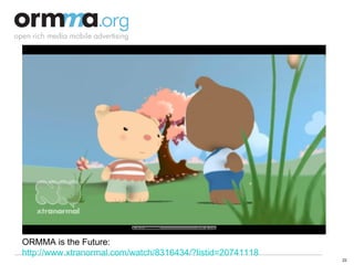 ORMMA is the Future: http://www.xtranormal.com/watch/8316434/?listid=20741118 