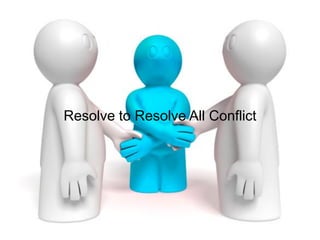 Resolve to Resolve All Conflict
 