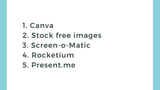 Creating powerful presentations