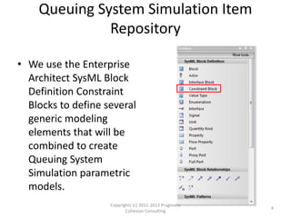 Creating queuing system simulations with enterprise architect sysml ...