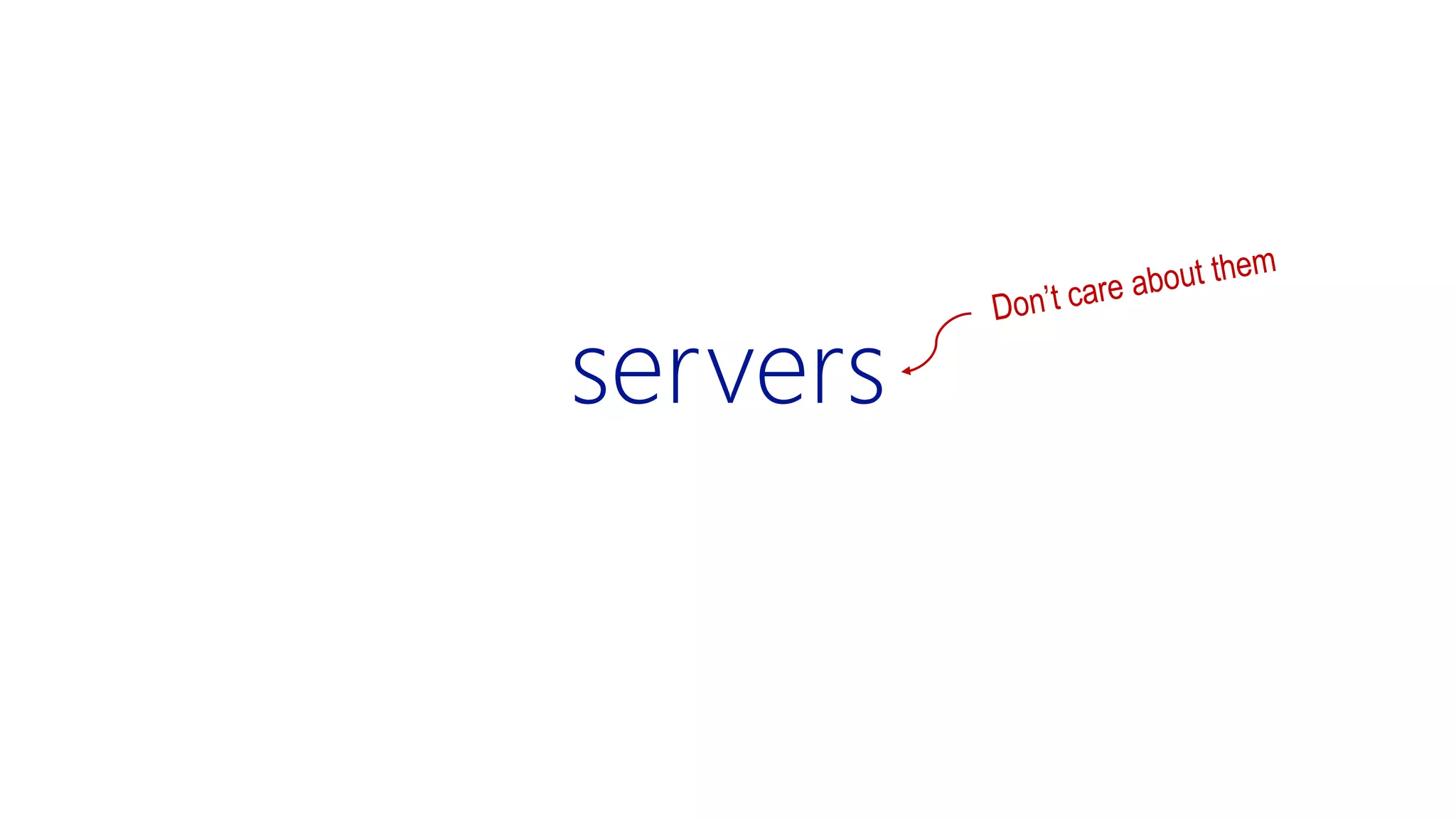 servers
 