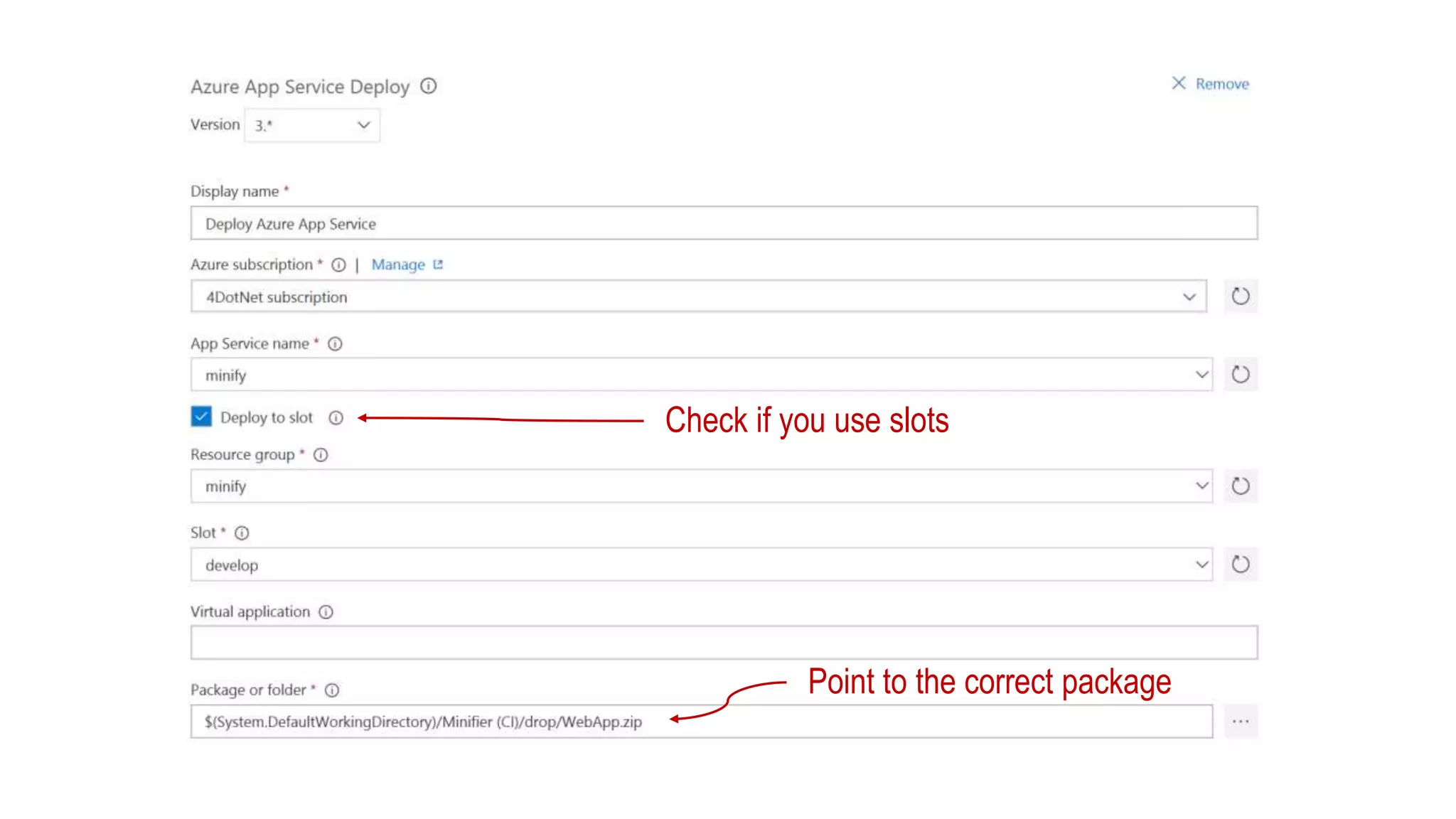 Check if you use slots
Point to the correct package
 