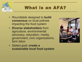 Creating Resilient Food Systems through Policy and Collaboration | PPT