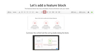 TIPS TO NOTE
 Form is fully customizable. Check out the header and the footer tab
 The header and the footer properties are on the right properties pane. Double click o
n them to edit the text and custom html
 You can customize the button by clicking on it. To change the text you can simply
type the content there in the popup.
 