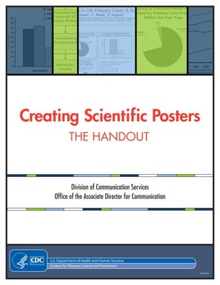 THE HANDOUT
Creating Scientific Posters
Division of Communication Services
Office of the Associate Director for Communication
CS212338
 