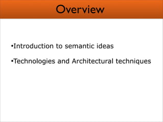 Creating Semantic Mashups  Bridging Web 2 0 And The Semantic Web Presentation 1