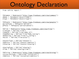 Creating Semantic Mashups  Bridging Web 2 0 And The Semantic Web Presentation 1