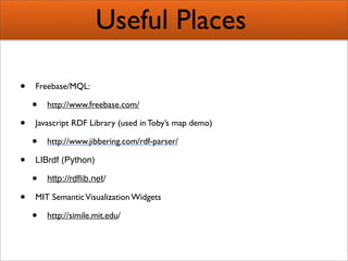 Creating Semantic Mashups  Bridging Web 2 0 And The Semantic Web Presentation 1