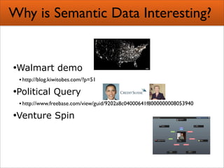 Creating Semantic Mashups  Bridging Web 2 0 And The Semantic Web Presentation 1