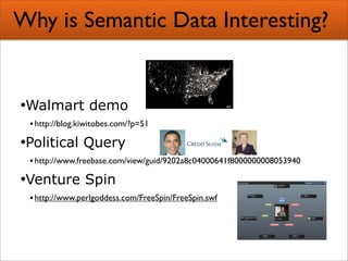 Creating Semantic Mashups  Bridging Web 2 0 And The Semantic Web Presentation 1