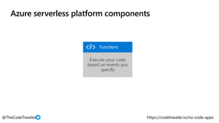 Azure serverless platform components
 