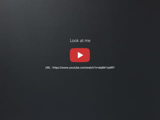 Look at me
URL : https://www.youtube.com/watch?v=aIq841Jq4RY
 