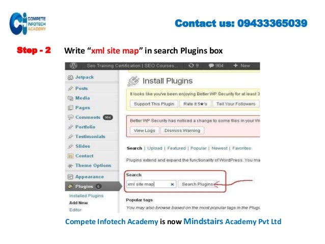 how to create an xml sitemap is an important topic of seo training in