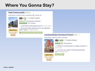 Click to edit Master title style
  Where You Gonna Stay?




 Twitter: @pgillin
 