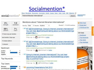 Socialmention* 
 