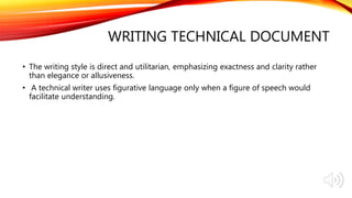 Creating technical document | PPTX