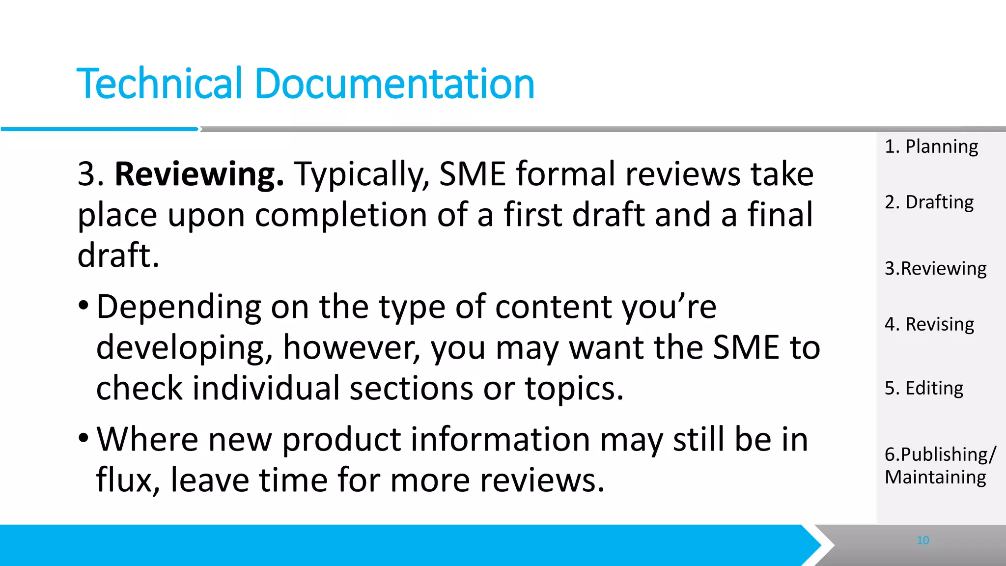Creating technical documents